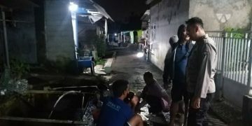 Patroli Pemukiman, Polsek Pasawahan Jaga Keamanan Warga dan Sampaikan Pesan Kamtibmas