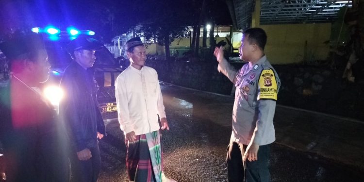 Giat Bhabinkamtibmas Sambang Warga Desa Binaan Sekaligus Himbauan Kamtibmas