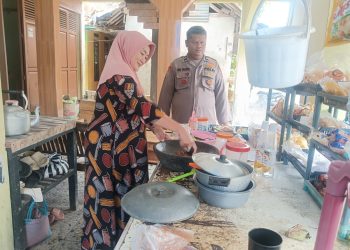 Bhabinkamtibmas Desa Galudra Imbau Pelaku UMKM Tidak Segan Laporkan Premanisme