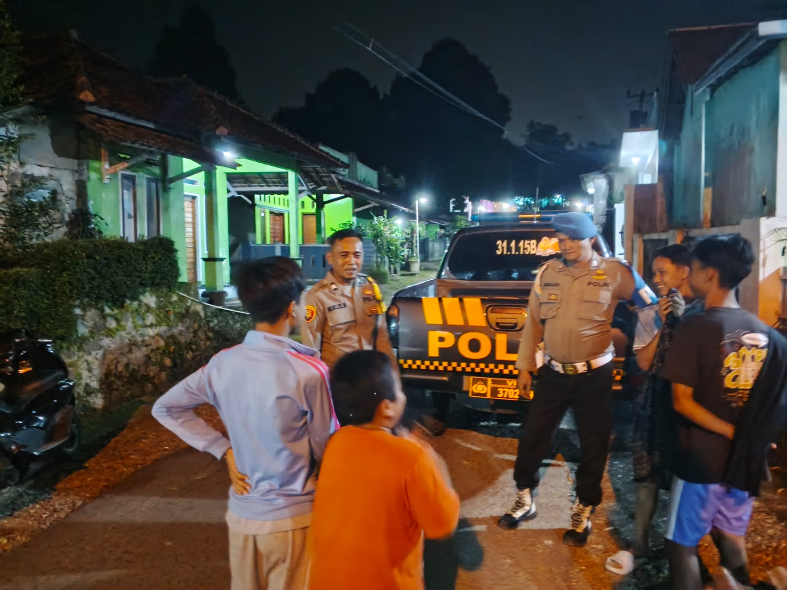 Polsek Kiarapedes Gelar Patroli KRYD untuk Tekan Potensi C3 di Wilayah Hukum