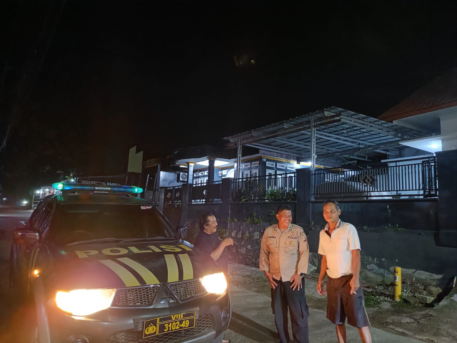 Patroli KRYD Polsek Pasawahan Intensif Cegah Kejahatan Malam di Purwakarta