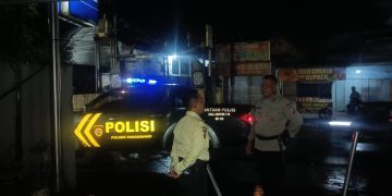 Polsek Pasawahan Gencarkan Blue Light Patrol, Jaga Kondusifitas Wilayah