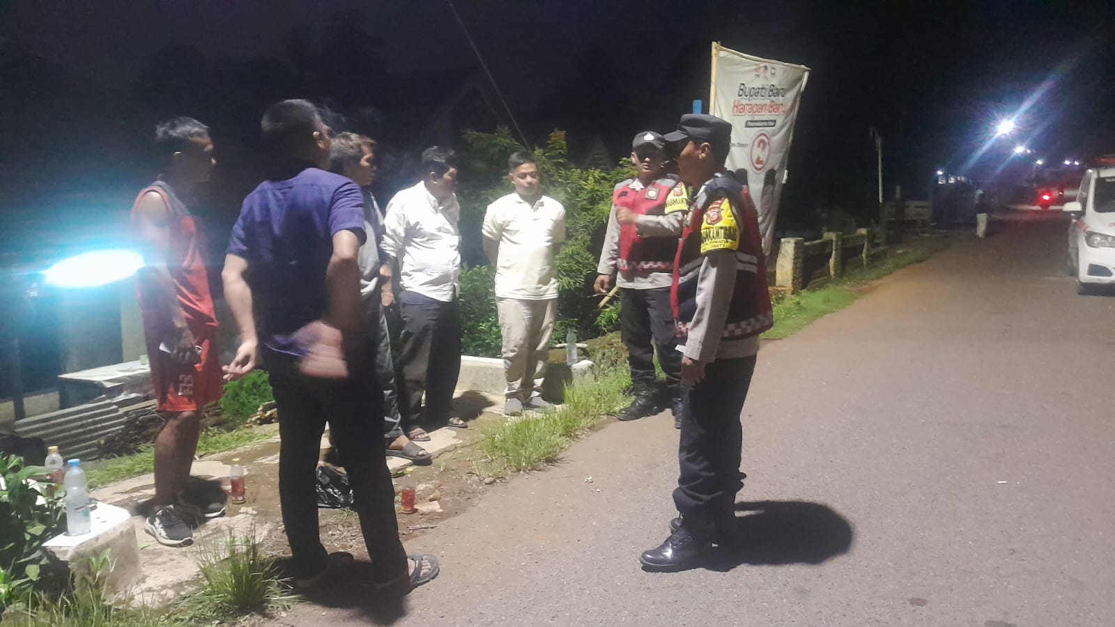 Patroli Malam Polsek Cibatu Ditingkatkan untuk Antisipasi Gangguan Kamtibmas