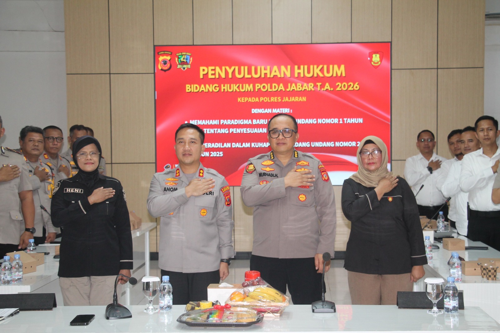 Bidkum Polda Jabar Berikan Penyuluhan Hukum di Polres Purwakarta, Personel Dibekali Pemahaman KUHAP dan Paradigma Hukum Baru