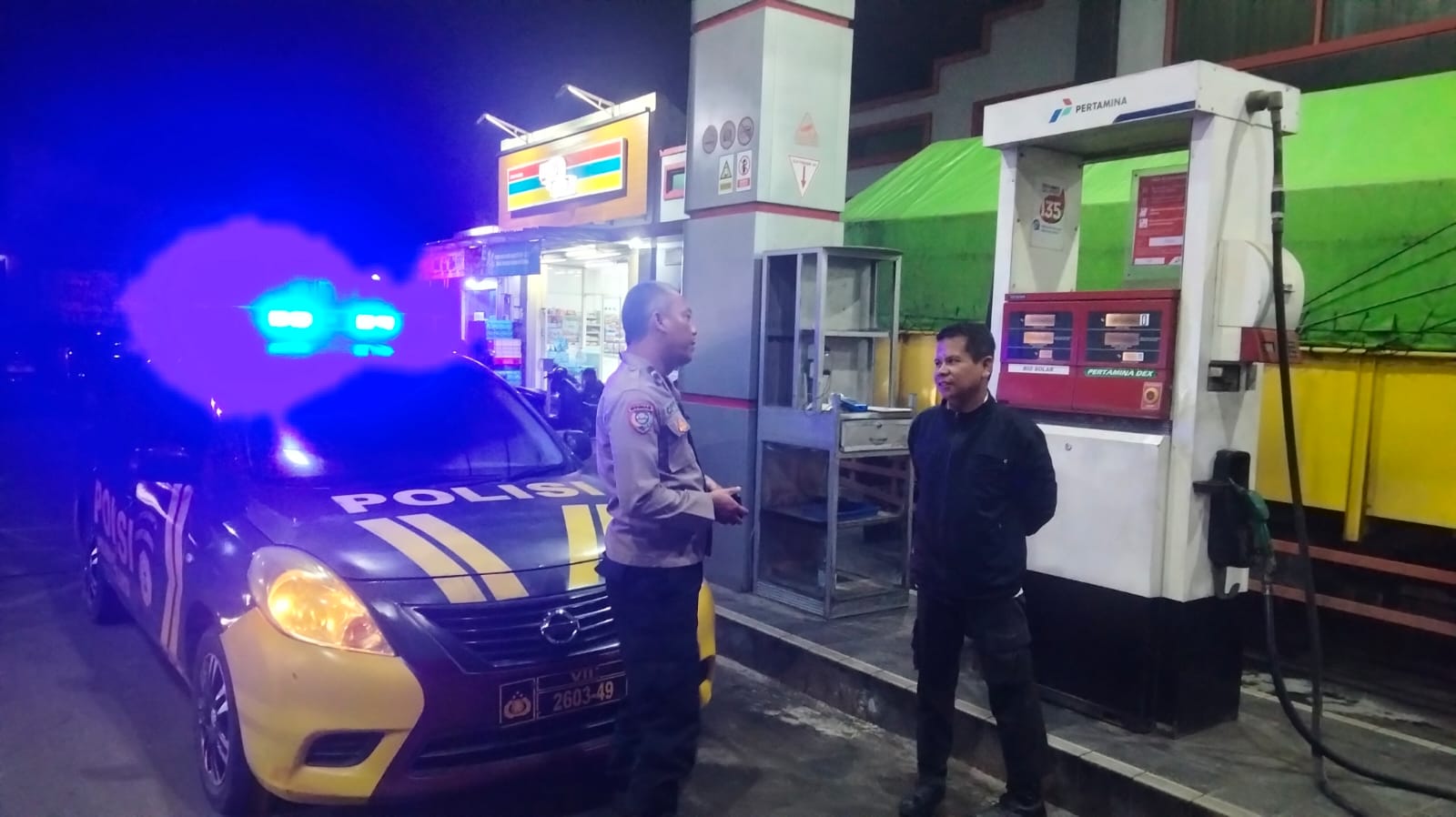 Patroli Malam Polsek Plered Cegah Aksi Kriminal di Seluruh Wilayah
