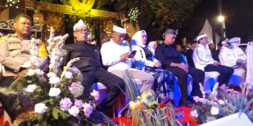 Kapolsek Pasawahan Pimpin Pengamanan Safari Cinta Pamukalawang, Pastikan Perayaan Hari Jadi Purwakarta Berjalan Lancar