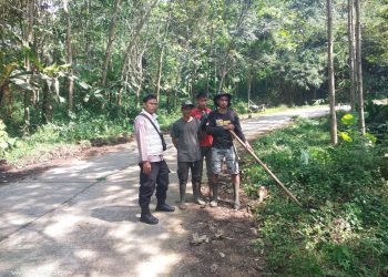 Bhabinkamtibmas Ajak Warga Aktif Jaga Kamtibmas dan Tingkatkan Kewaspadaan