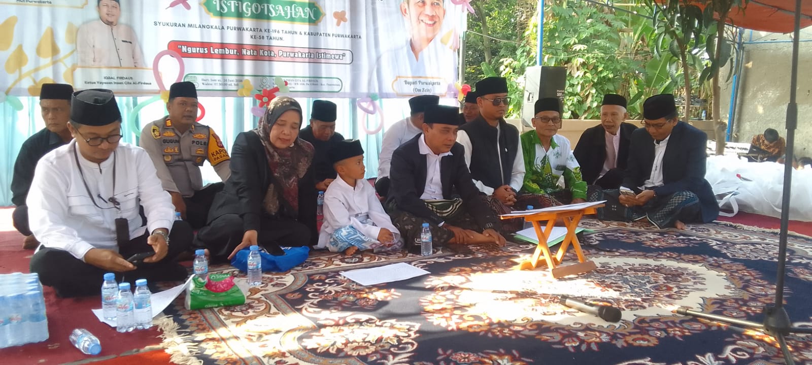 Kapolsek Pasawahan Hadiri Istigasah dan Santunan Anak Yatim, Perkuat Kepedulian Sosial di Hari Jadi Purwakarta