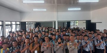 Hari Pertama Sekolah Jadi Momentum Tanamkan Karakter, Polsek Bungursari Bekali Siswa Baru dengan Edukasi Anti Bullying dan Anti Narkoba