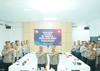 Perkuat Kesiapsiagaan Personel, Dit Samapta Polda Jabar Supervisi Sat Samapta Polres Purwakarta