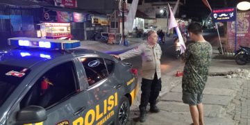 Blue Light Patrol Polsek Pasawahan Persempit Ruang Gerak Pelaku Kejahatan di Jalur Rawan Malam Hari