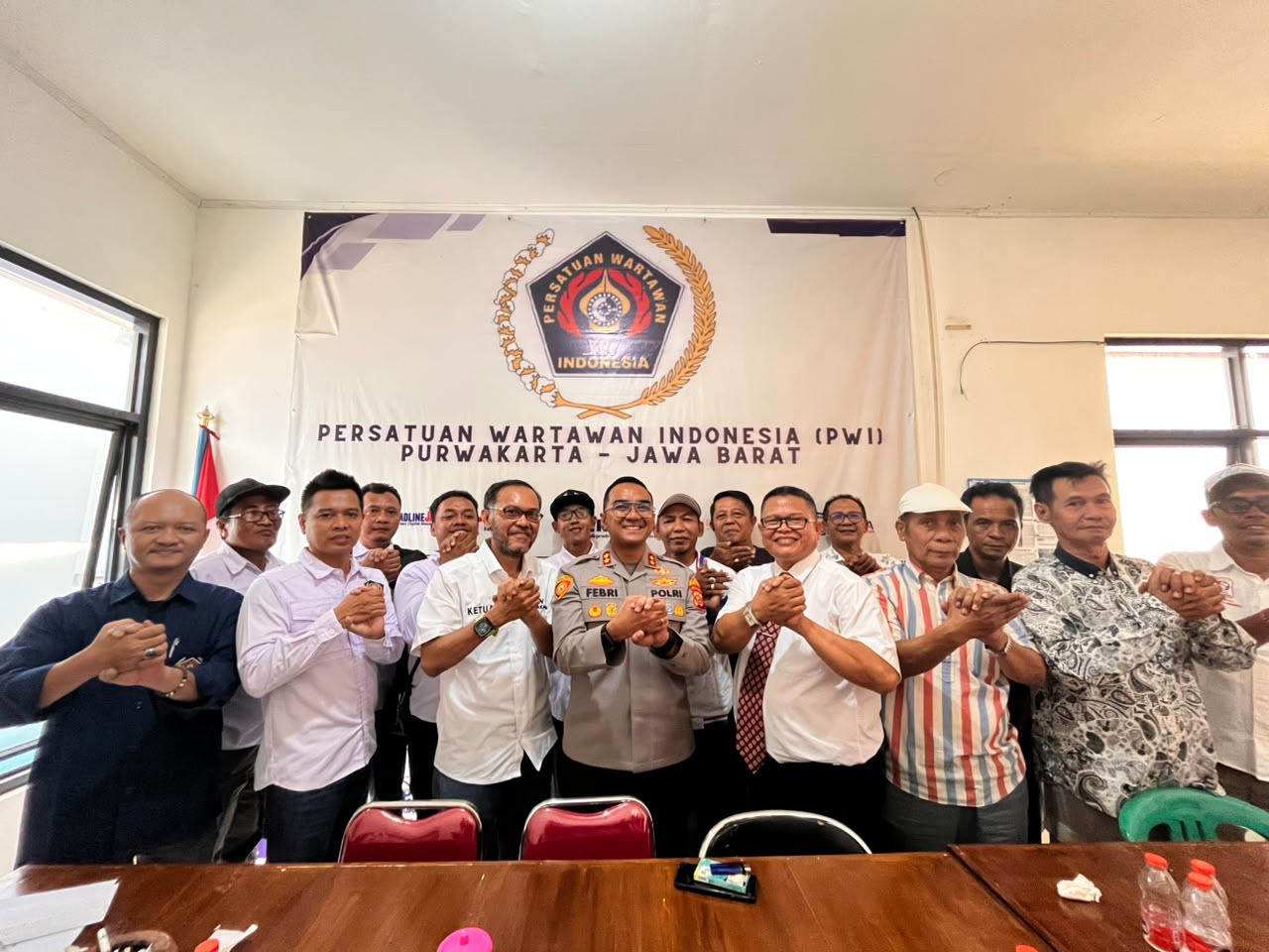 Pertegas Sinergitas Polri Dan Media, Kapolres Purwakarta Silaturahmi Ke Kantor PWI