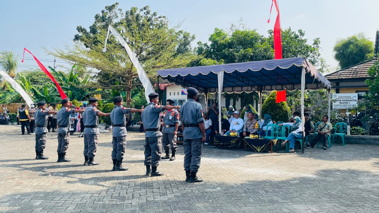 Bukan Sekadar Lomba Baris-Berbaris, PBB Satlinmas Campaka Menempa Kesiapsiagaan untuk Masyarakat