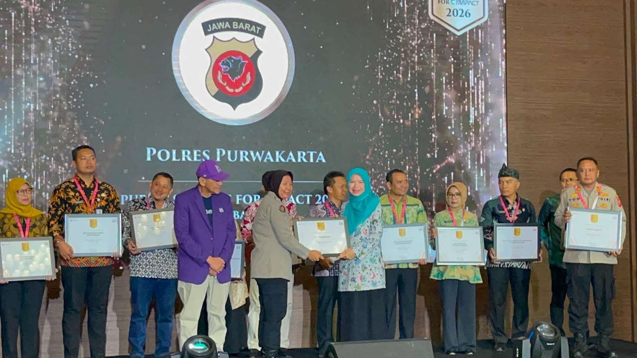 Polres Purwakarta Raih Public Service Award Jawa Barat 2026, Komitmen Tingkatkan Pelayanan Publik