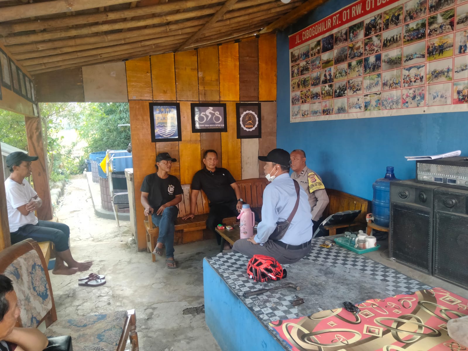 Waspada Kebakaran Di Musim Kemarau, Bhabinkamtibmas Polsek Plered Imbau Masyarakat