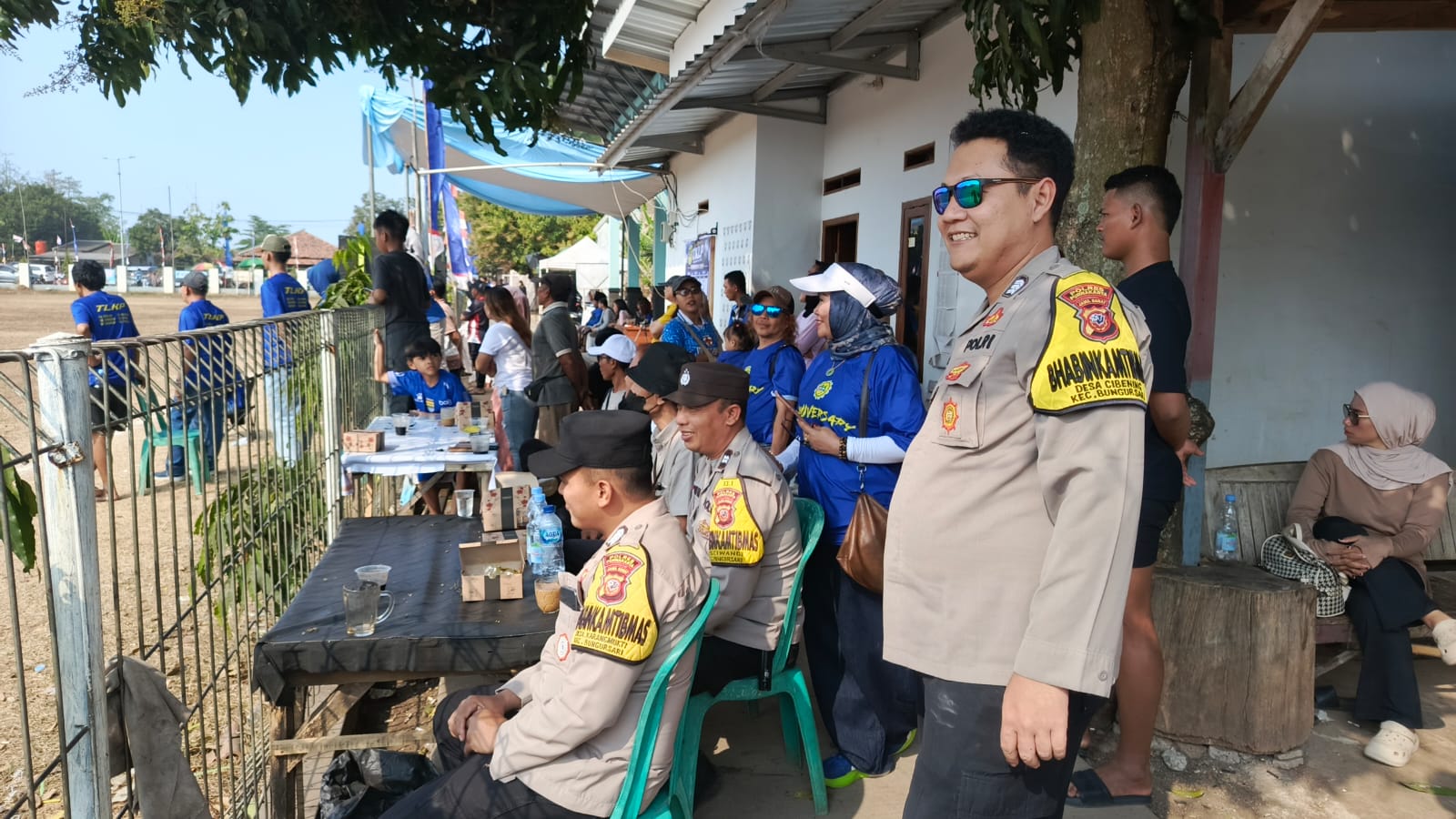Amankan Turnamen Sepak Bola Agustusan, Polsek Bungursari Jaga Sportivitas dan Kondusivitas