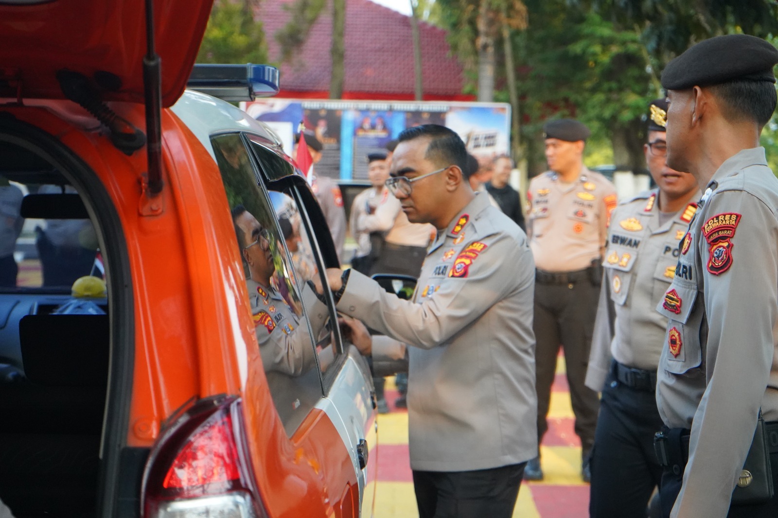 Pastikan Siap Digunakan, Kapolres Purwakarta Cek Kendaraan Dinas Operasional dan Tekankan Budaya Jaga Rawat