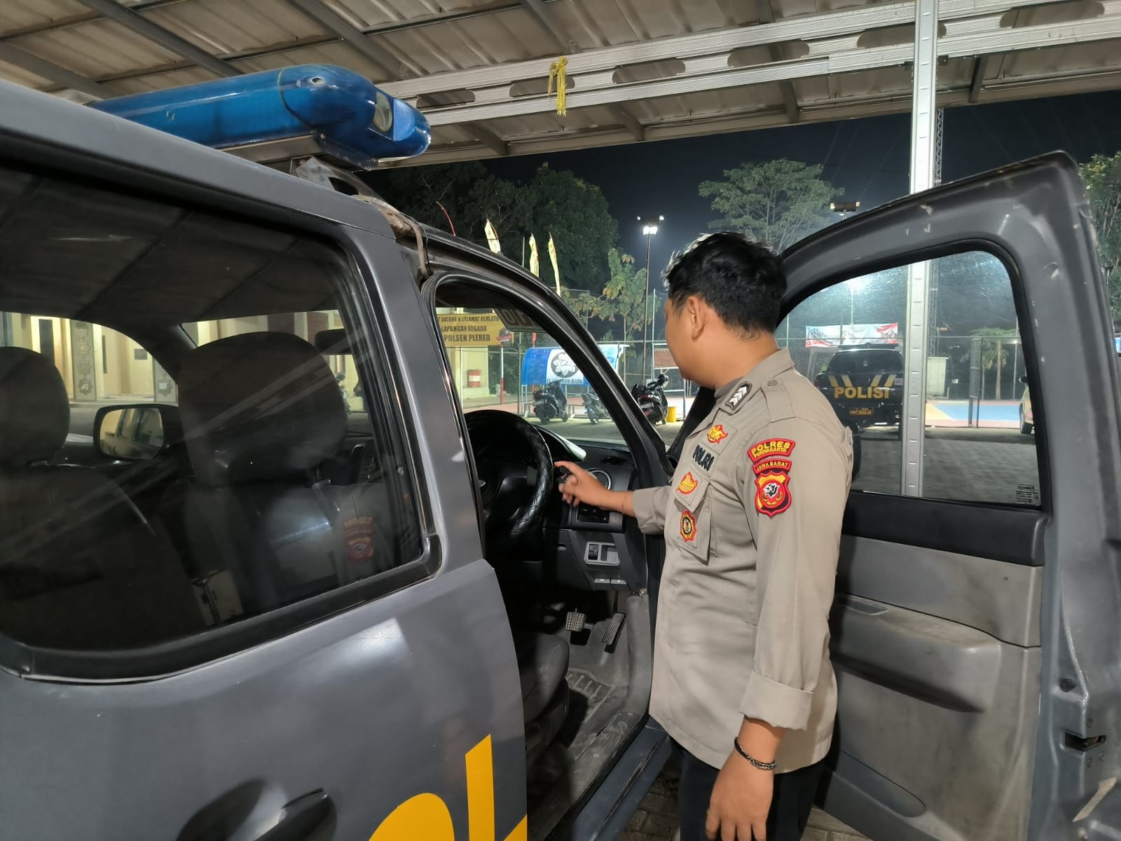 Sebelum Patroli, Polsek Plered Perkuat Pengamanan Mako dan Kesiapsiagaan Personel