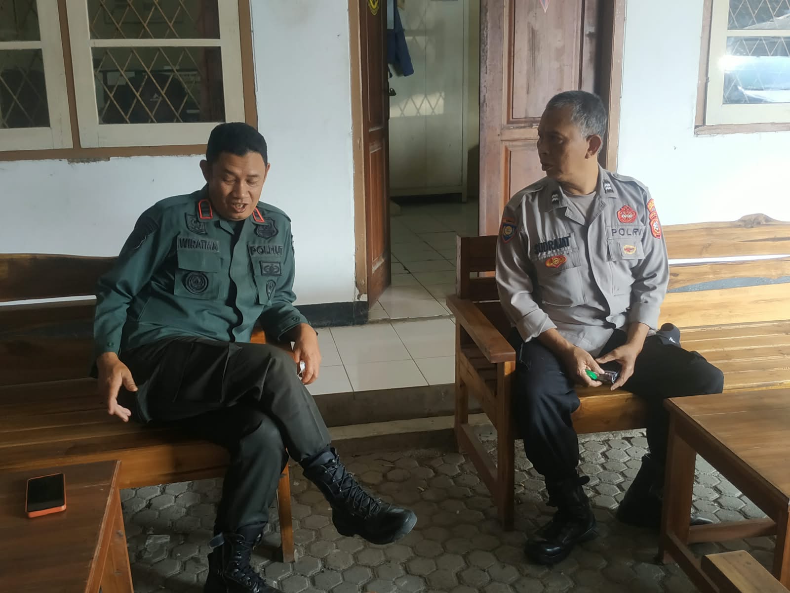 Cegah Karhutla Sejak Dini, Binmas Polres Purwakarta Sambangi Polhut dan Perkuat Edukasi Pencegahan