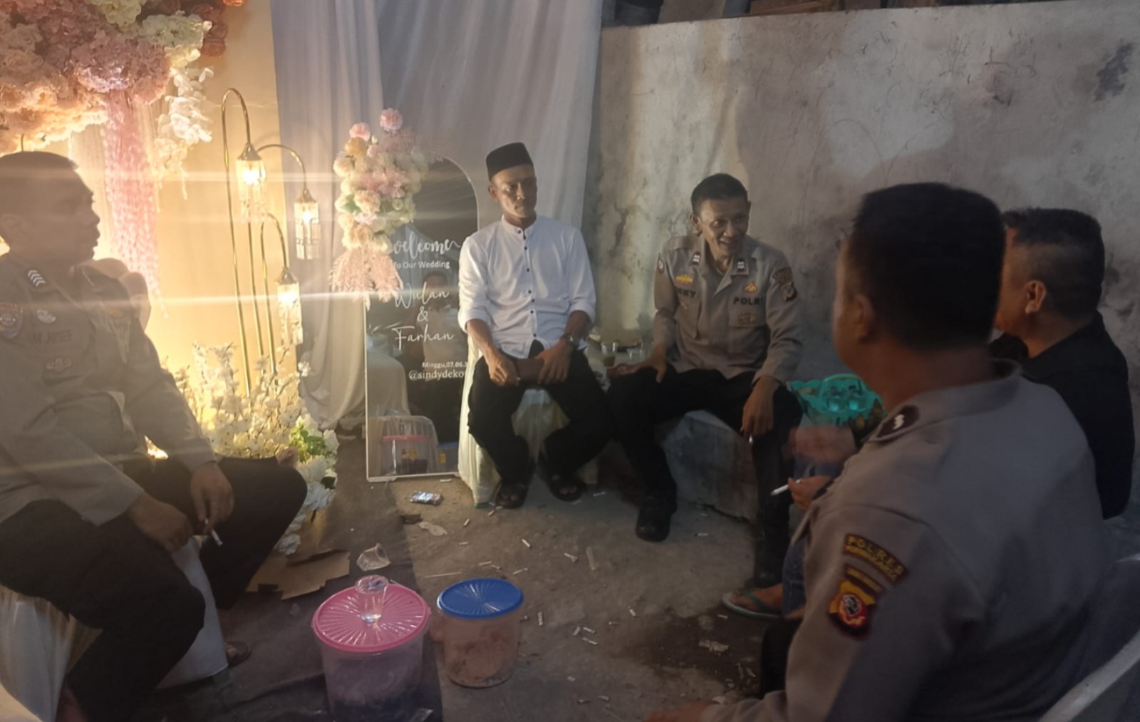 Jelang Hajatan dan Keramaian, Polsek Sukatani Ingatkan Warga Jaga Kamtibmas