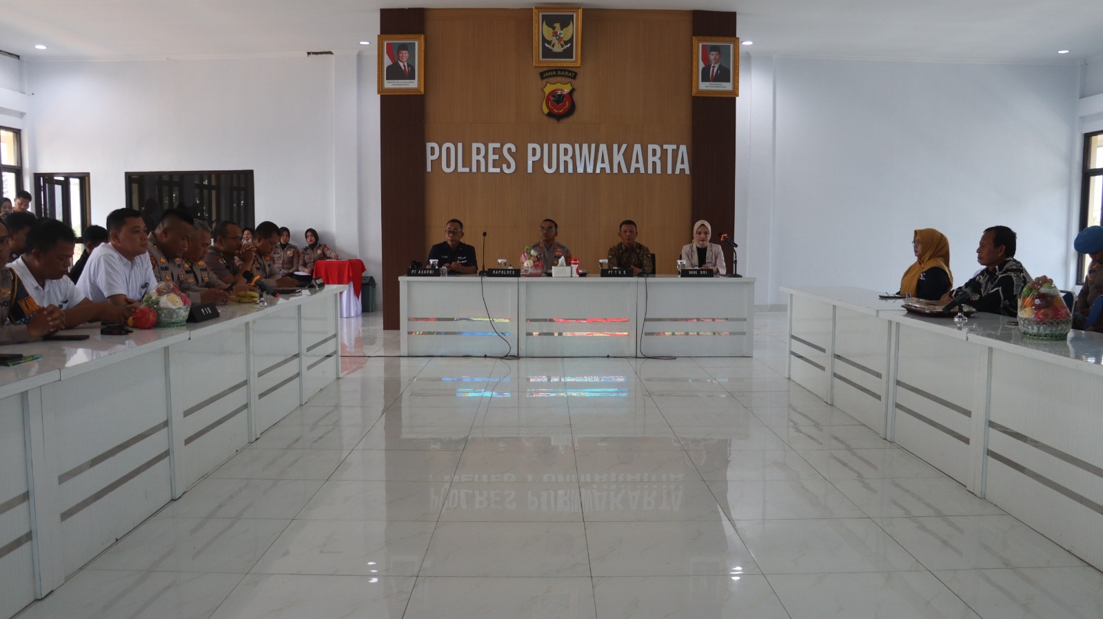 Perhatikan Kesejahteraan Personel, Kapolres Purwakarta Hadiri Sosialisasi Rumah Subsidi dan KPR ASABRI