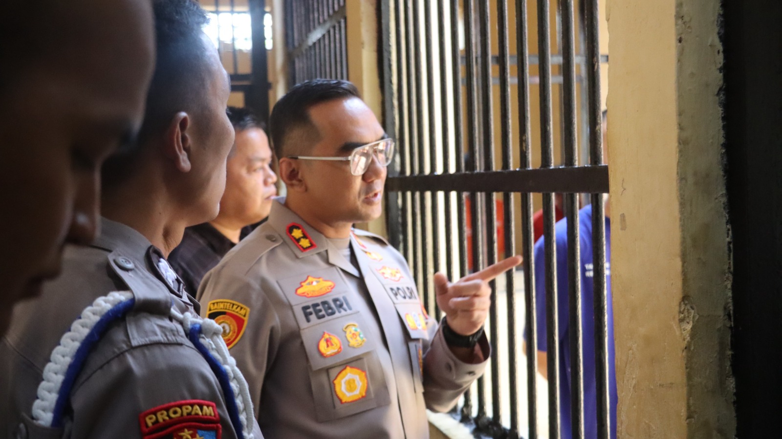 Pastikan Keamanan dan Kondisi Tahanan, Kapolres Purwakarta Cek Rutan Sat Tahti