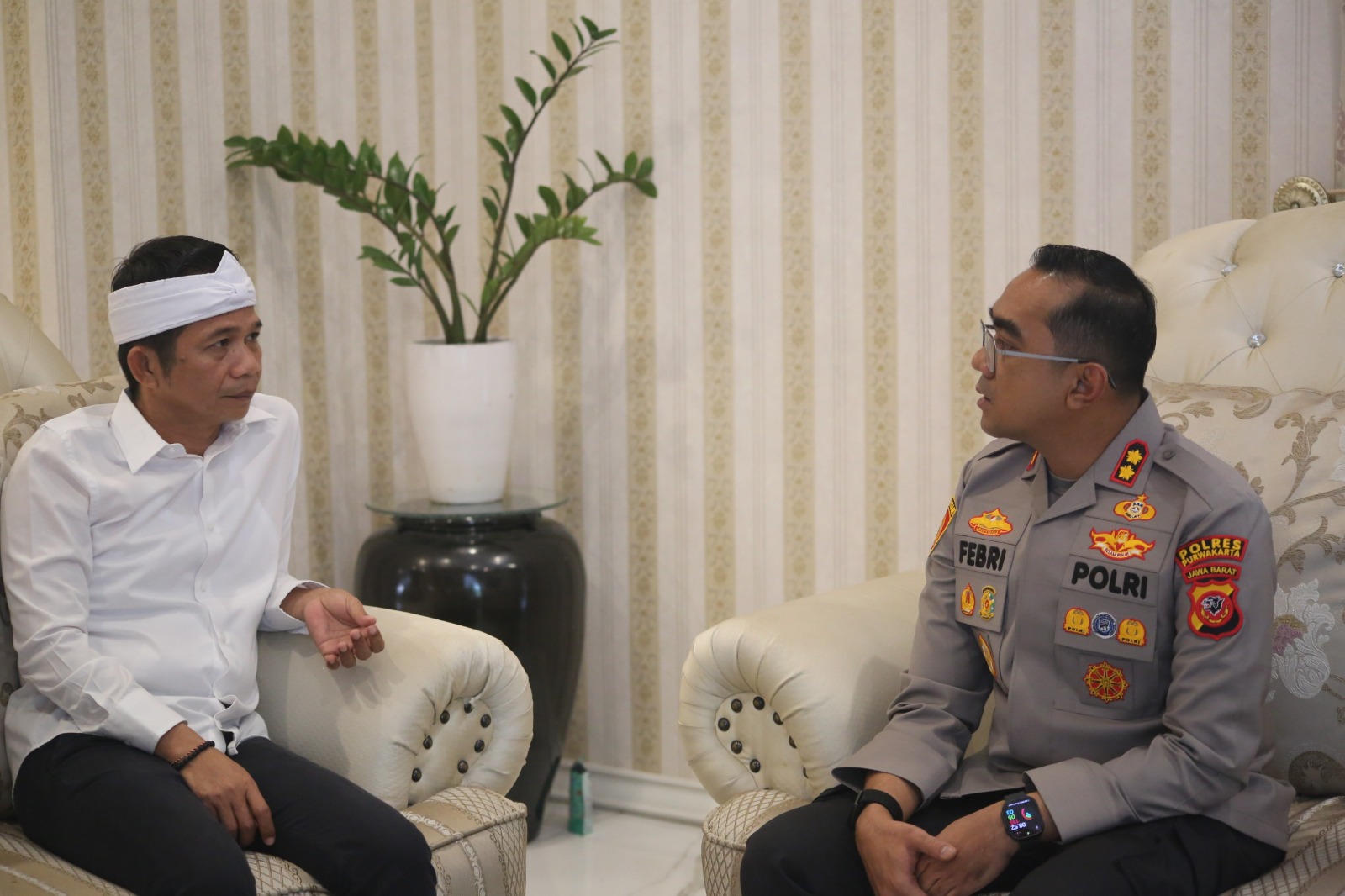 Perkuat Sinergi Forkopimda, Kapolres Purwakarta Jalin Silaturahmi dengan Bupati Purwakarta