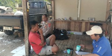 Bangun Budaya Saling Peduli, Bhabinkamtibmas Polsek Campaka Ajak Warga Perkuat Keamanan Lingkungan