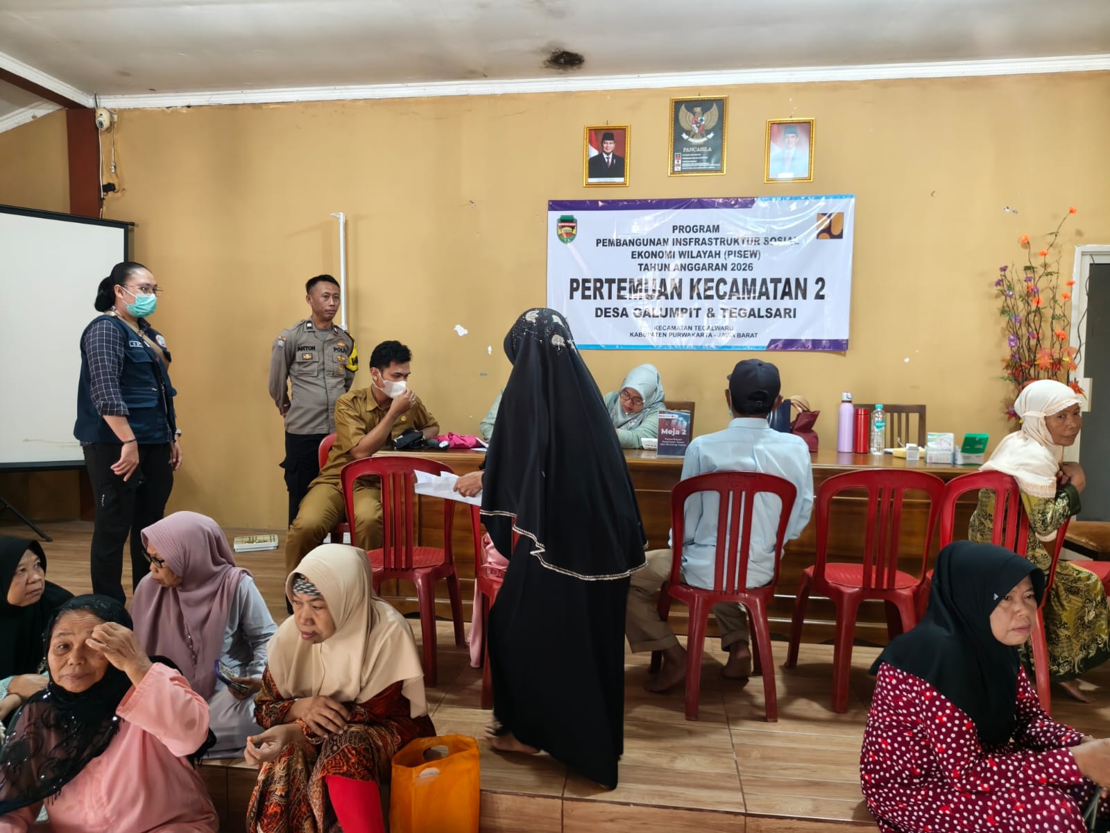 Beri Rasa Aman, Polsek Plered Selalu Hadir Dalam Kegiatan Masyarakat