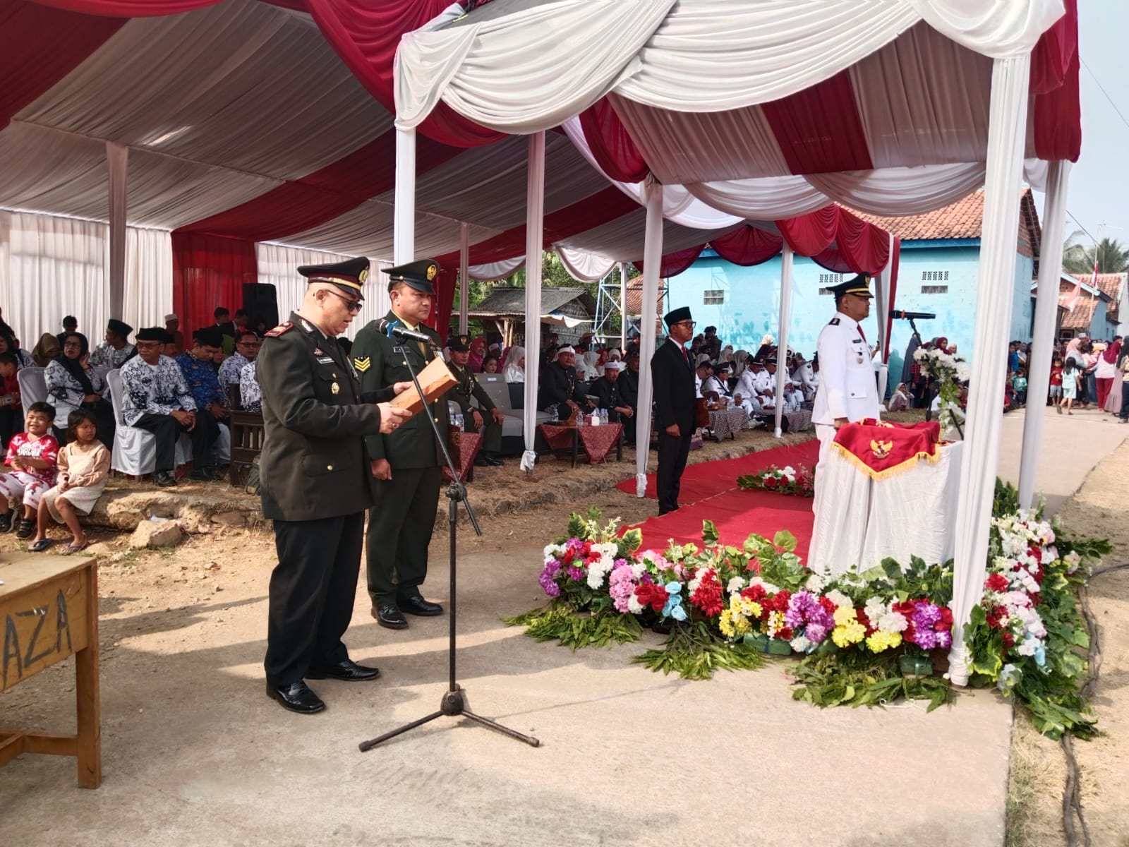 Upacara Kemerdekaan di Tegalwaru, TNI-Polri Jaga Khidmat dan Tanamkan Semangat Nasionalisme