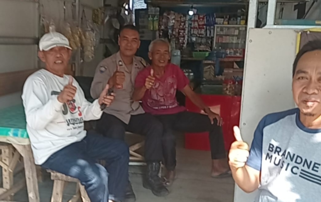 Deteksi Dini Gangguan Kamtibmas, Bhabinkamtibmas Citalang Sambangi Warga dan Ingatkan Bahaya Provokasi
