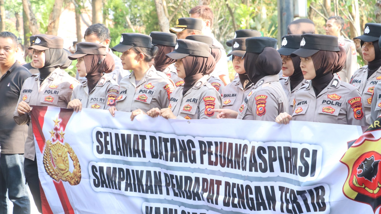 Aksi Unras Mahasiswa Berlangsung Tertib dan Aman, Polres Purwakarta Pastikan Situasi Kondusif