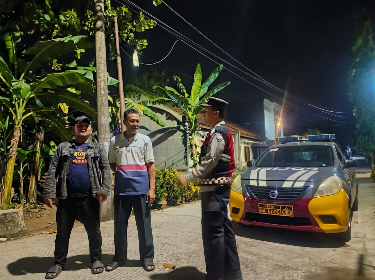 Lampu Biru Menyala di Tengah Malam, Polsek Purwakarta Kota Perkuat Patroli di Jam Rawan