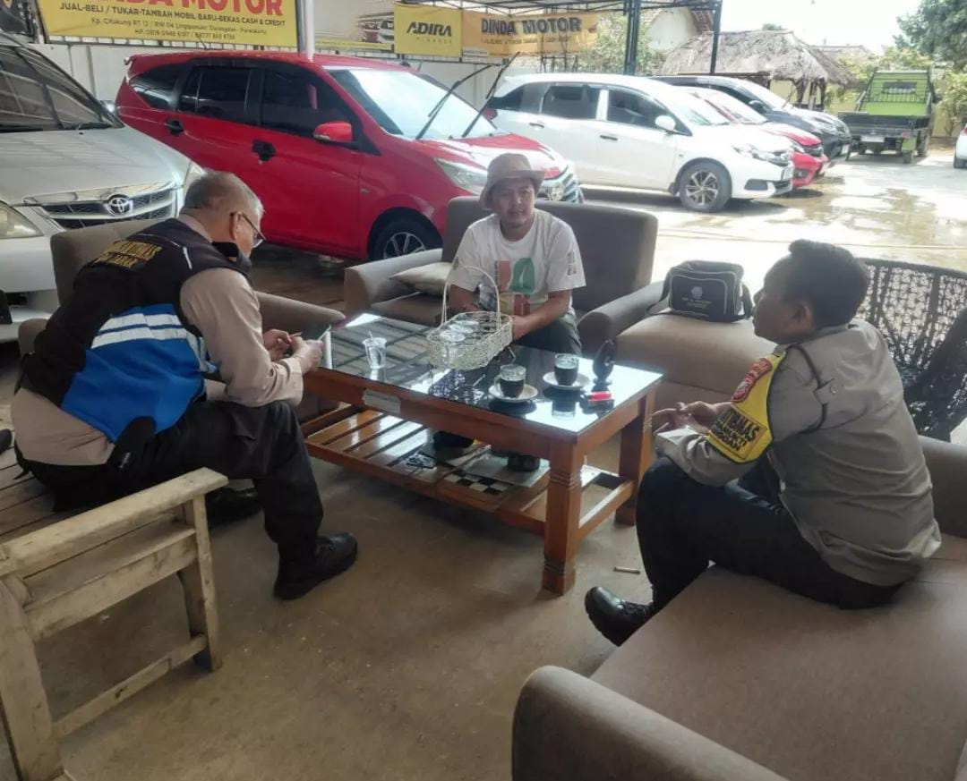 Polsek Darangdan Gelar KRYD, Antisipasi C3 dan Sampaikan Himbauan Kamtibmas