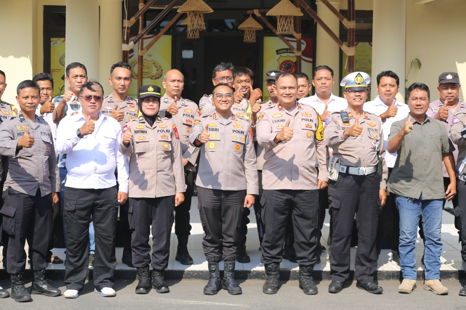 Pastikan Kesiapan Jajaran, Kapolres Purwakarta Kunjungi Mako Polsek Purwakarta Kota