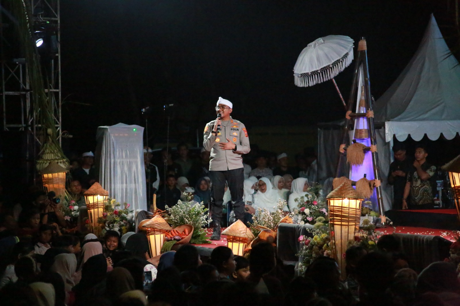 Menyapa Warga dengan Cinta, Kapolres Purwakarta Sampaikan Pesan Kamtibmas di Hajat Lembur Tegaldatar