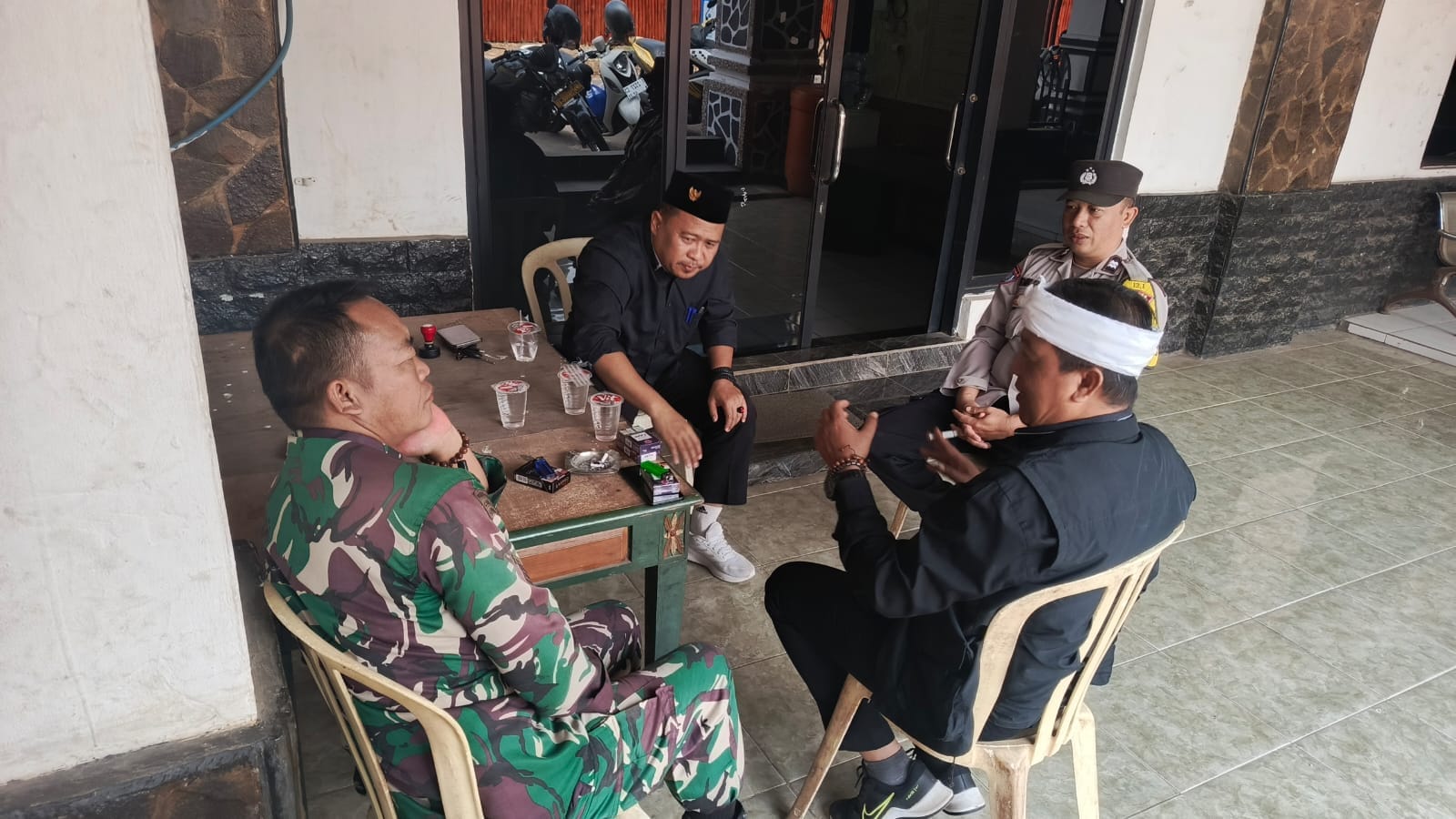 Sinergitas Tiga Pilar Desa Ciwangi Perkuat Harkamtibmas dan Kesiapsiagaan Hadapi Kemarau