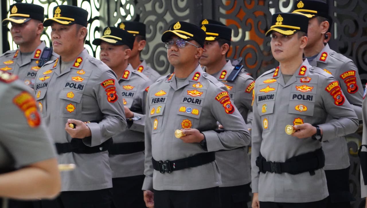 Kapolres Purwakarta Hadiri Sertijab PJU dan Kapolres Jajaran Polda Jabar