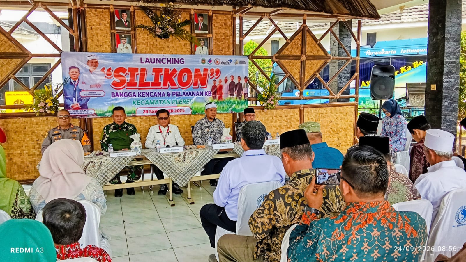 Dukung Progam Pemerintah Purwakarta, Kapolsek Plered Hadiri Sosialisasi Silikon
