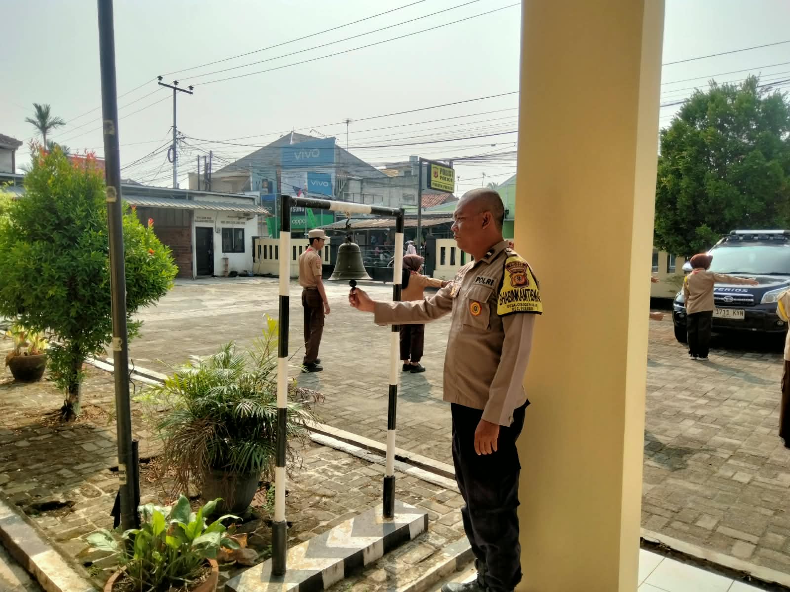 Berikan Pelayanan Prima Ke Masyarakat, Polsek Plered Maksimalkan Sistem Pengamanan Mako