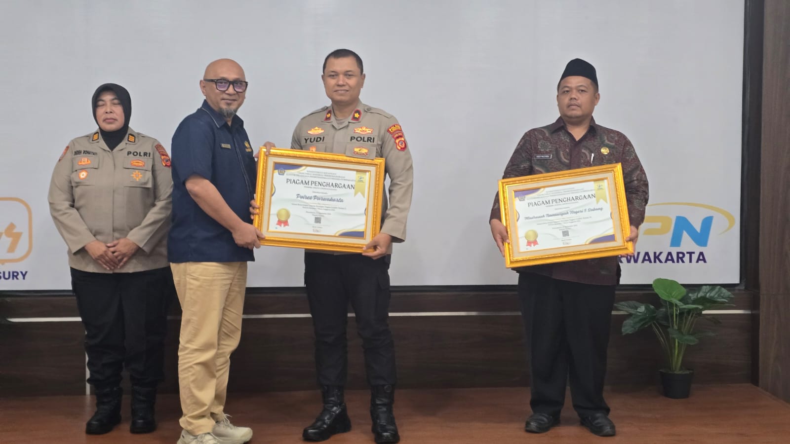 Polres Purwakarta Raih Tiga Penghargaan KPPN, Bukti Pengelolaan Anggaran yang Akuntabel