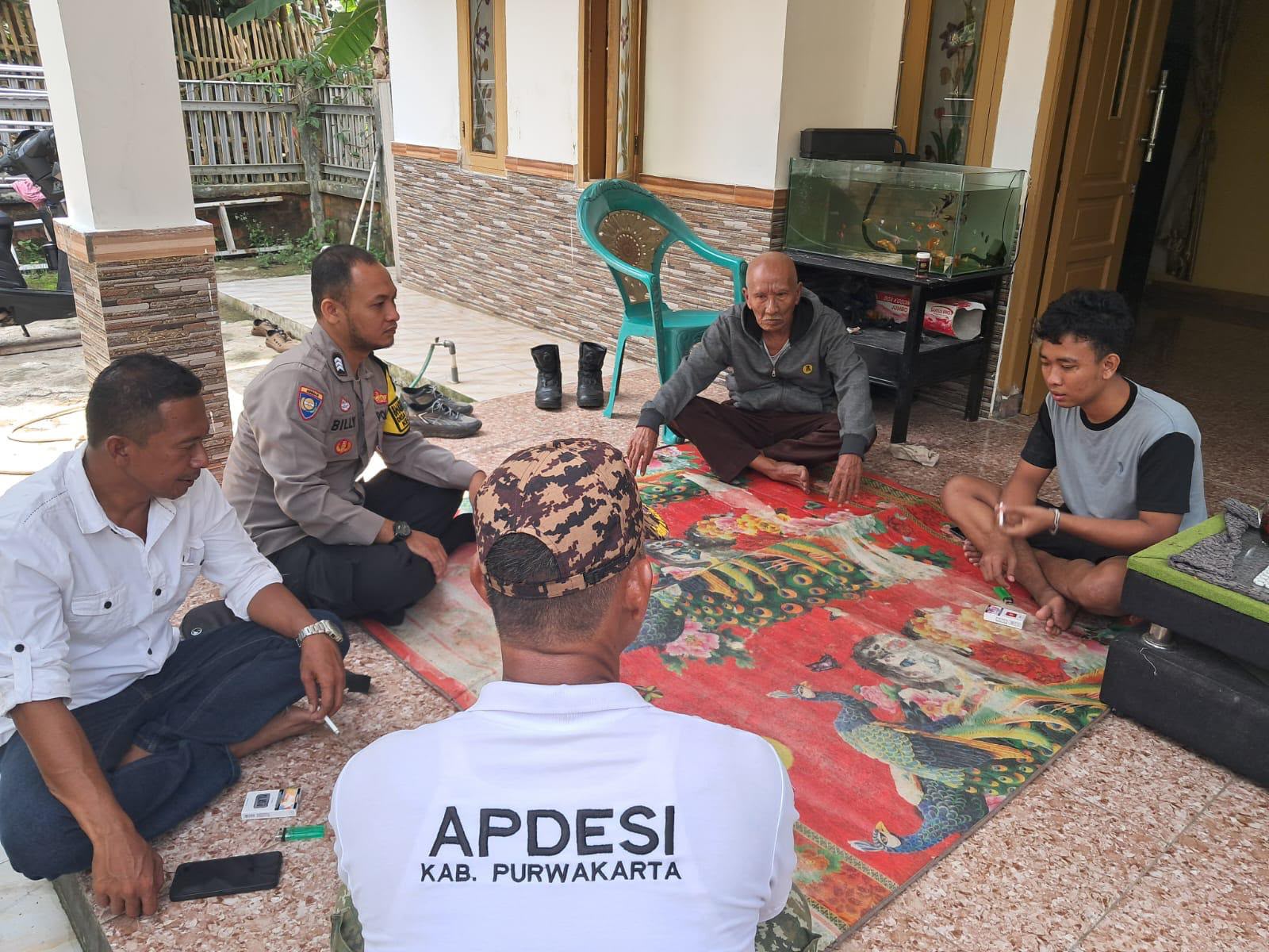 Untuk Keamanan Masyarakat, Polsek Plered Rutin Lakukan Sambang Kamtibmas