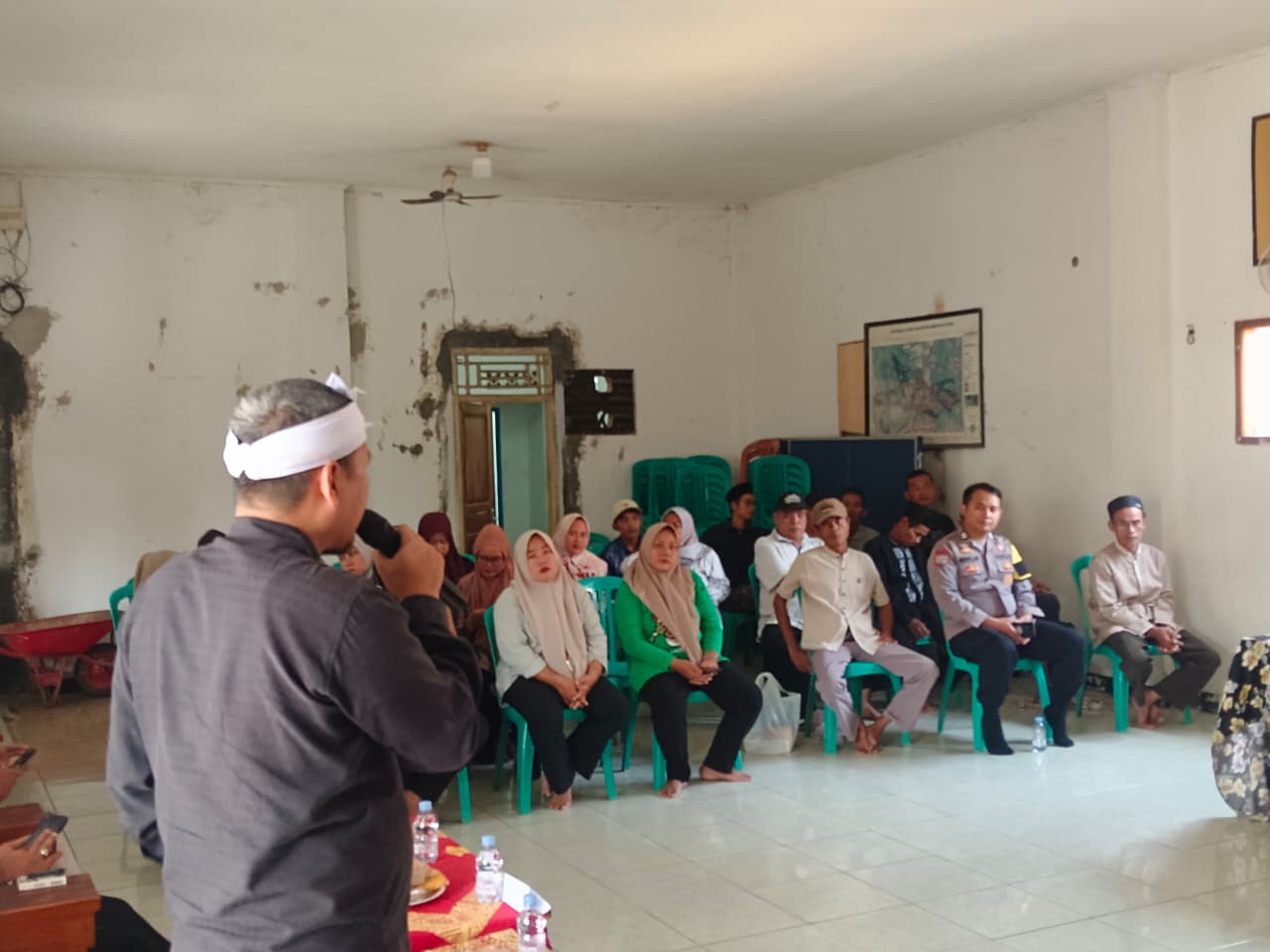 Ikuti Rapat Laporan RKPDes, Polsek Plered Sampaikan Imbauan Kamtibmas