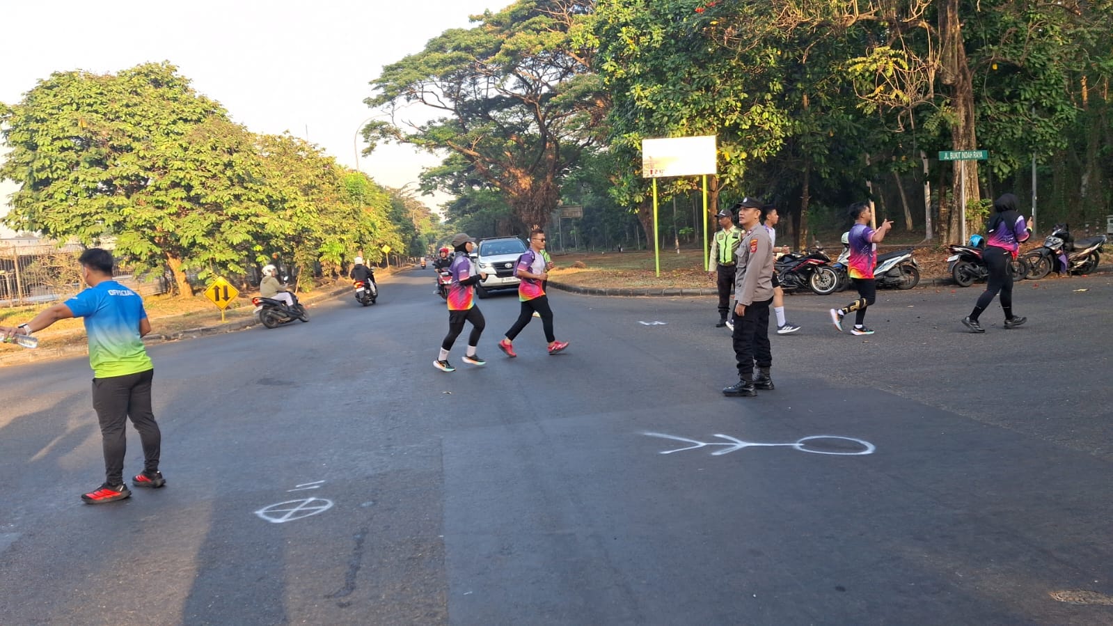 Polsek Bungursari Kawal Ketat Fun Run 5K HUT ke-30 Prime Plaza Hotel Purwakarta, Pastikan Acara Aman dan Lancar