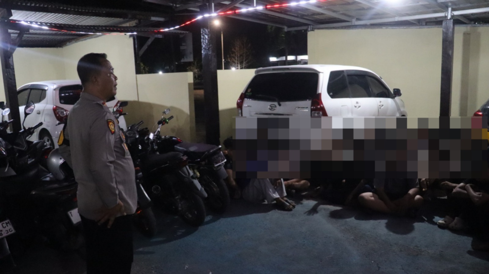 Polsek Campaka Amankan 35 Orang Diduga Terlibat Balap Liar di Purwakarta