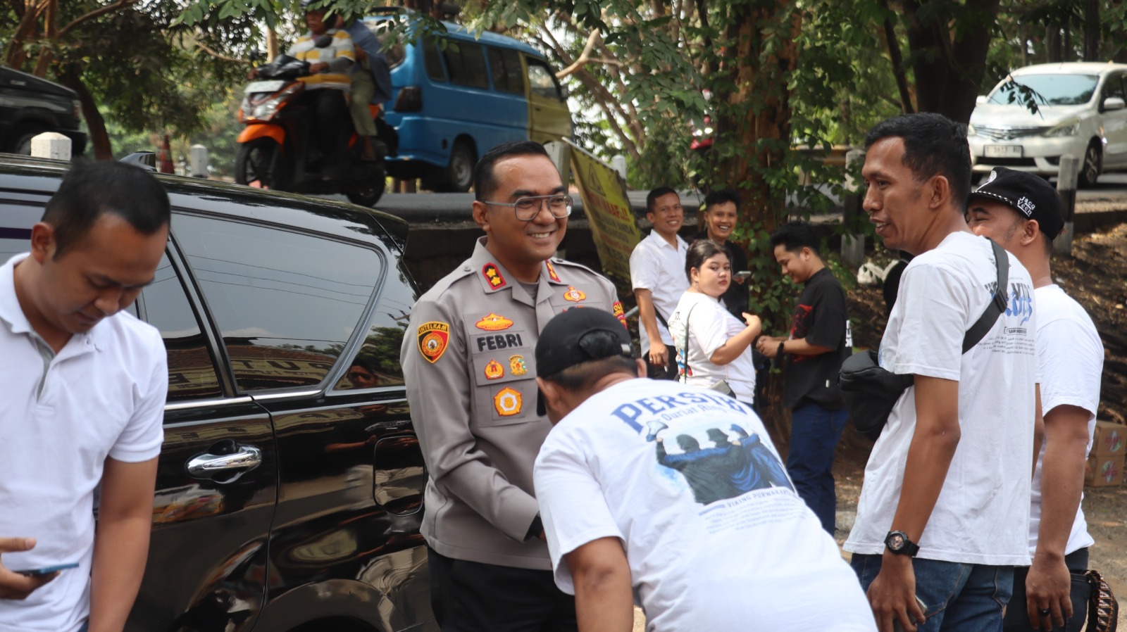 Kapolres Purwakarta Ngariung Bareng Viking, Dukung Persib dengan Semangat Sportivitas