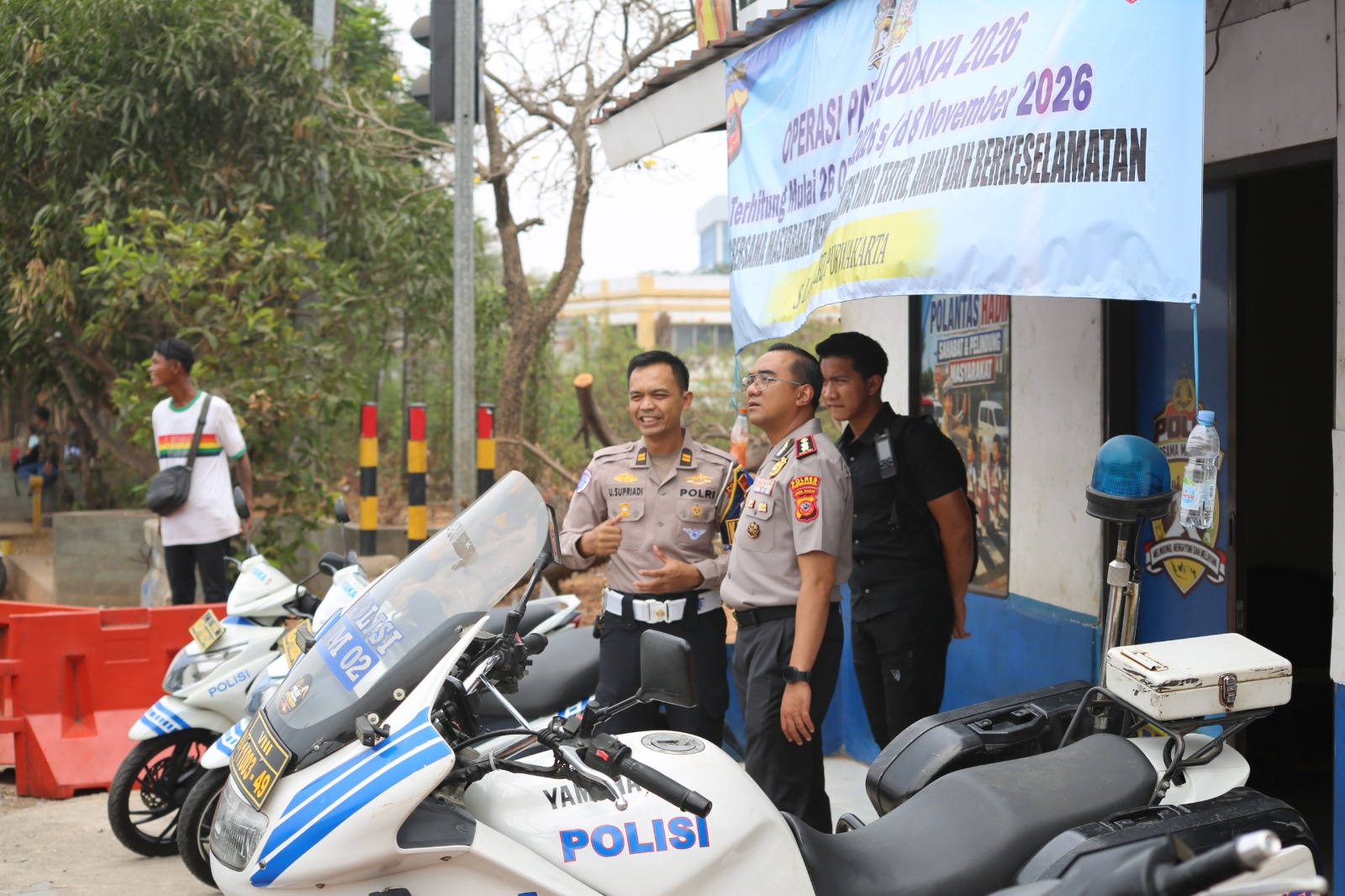Kapolres Purwakarta Cek Pospol Cikopo, Pastikan Kesiapan Pengamanan Arus Lalu Lintas