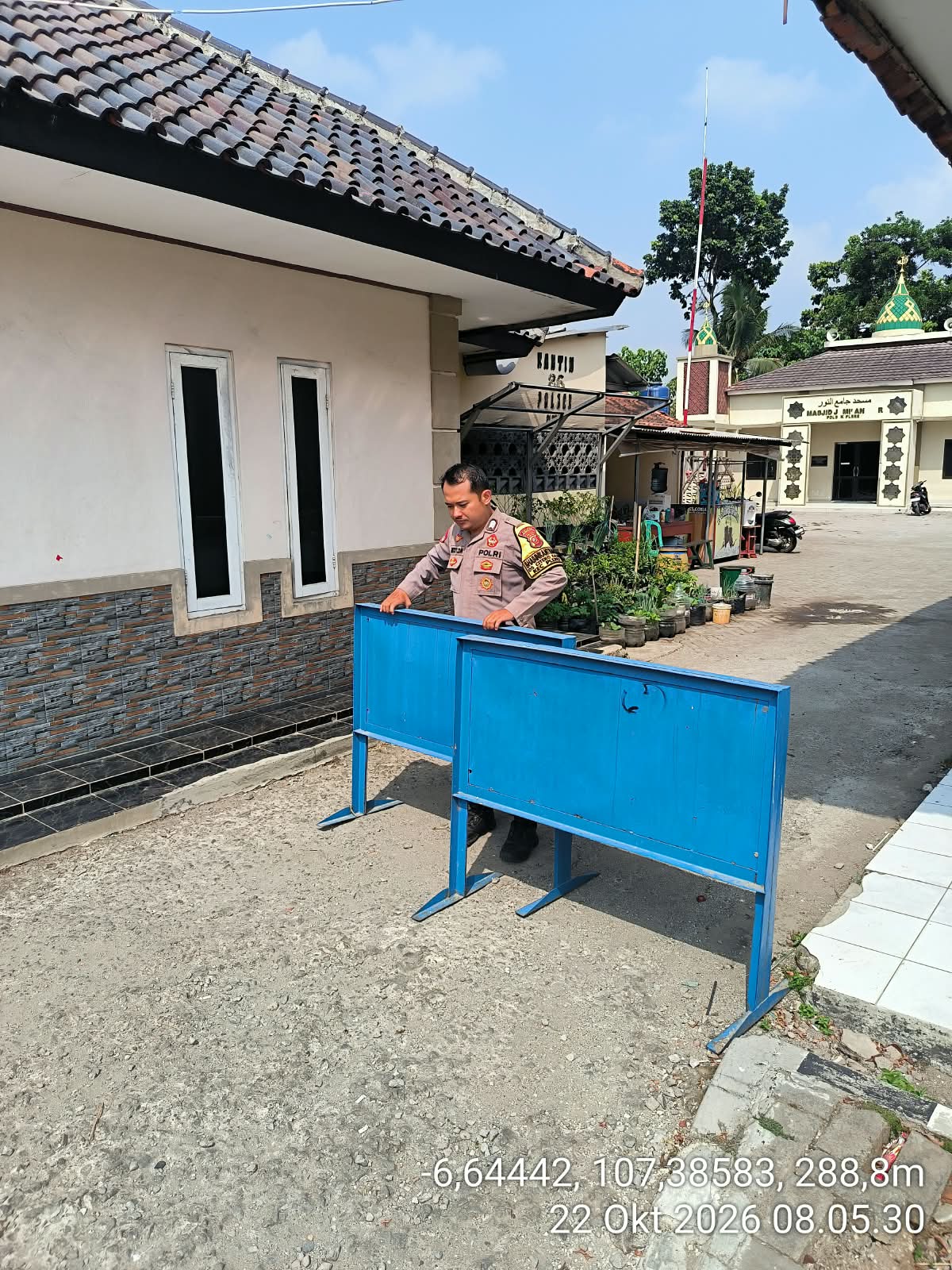 Wujudkan Keamanan Masyarakat Dan Wilayah, Polsek Plered Lakukan Sispam Mako