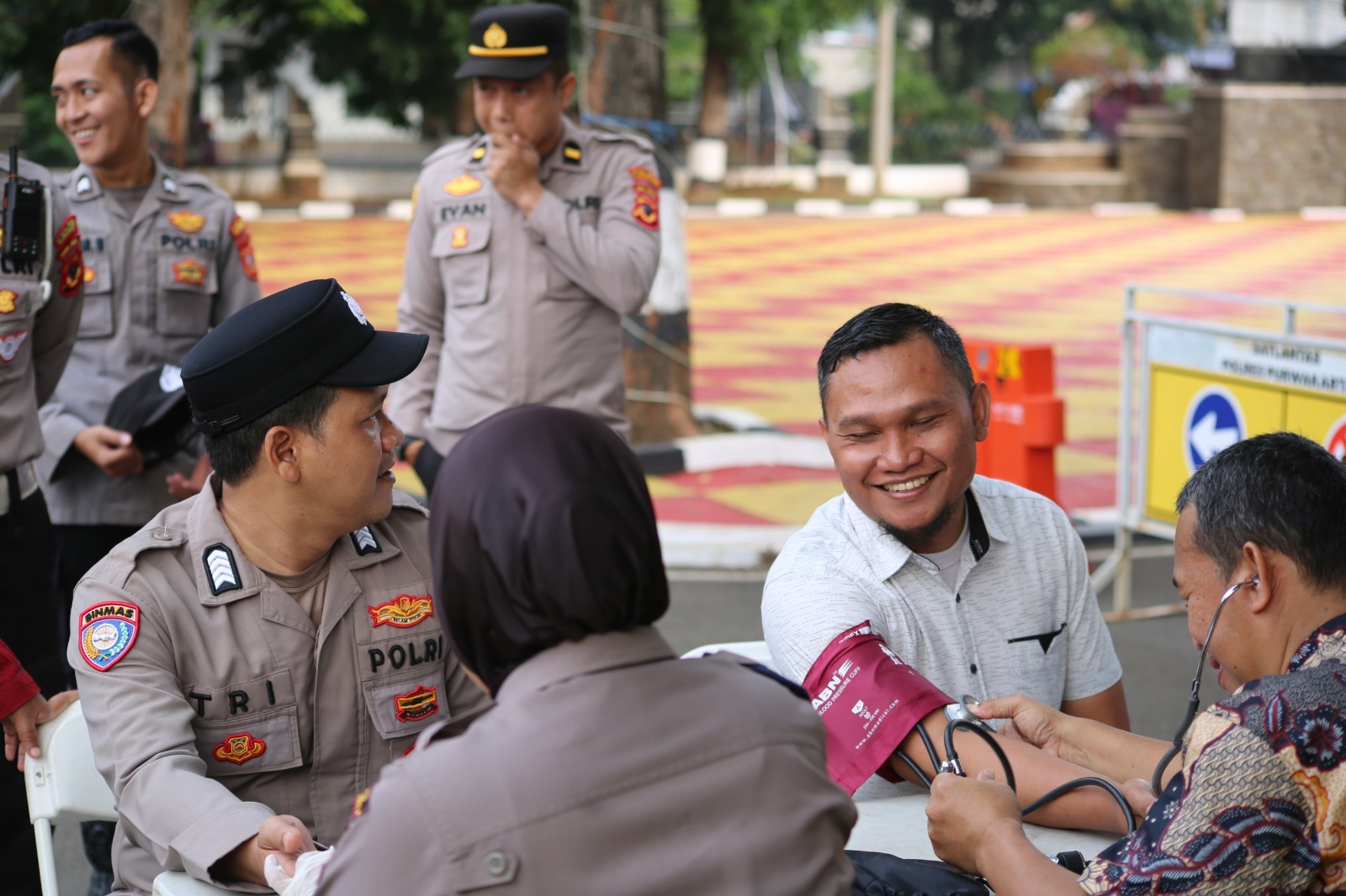 Proaktif Jaga Kesehatan Personel, Sidokkes Polres Purwakarta Gelar Pemeriksaan Kesehatan