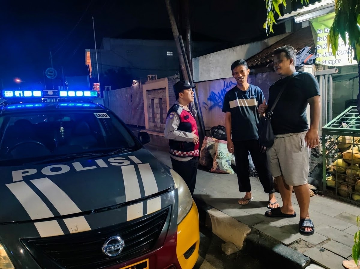 Ciptakan Lingkungan Kondusif, Unit Patroli Polsek Purwakarta Kota Gencarkan Patroli Dialogis